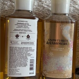Bath & Body Works Snowflakes & Cashmere Shower Gel - Gold